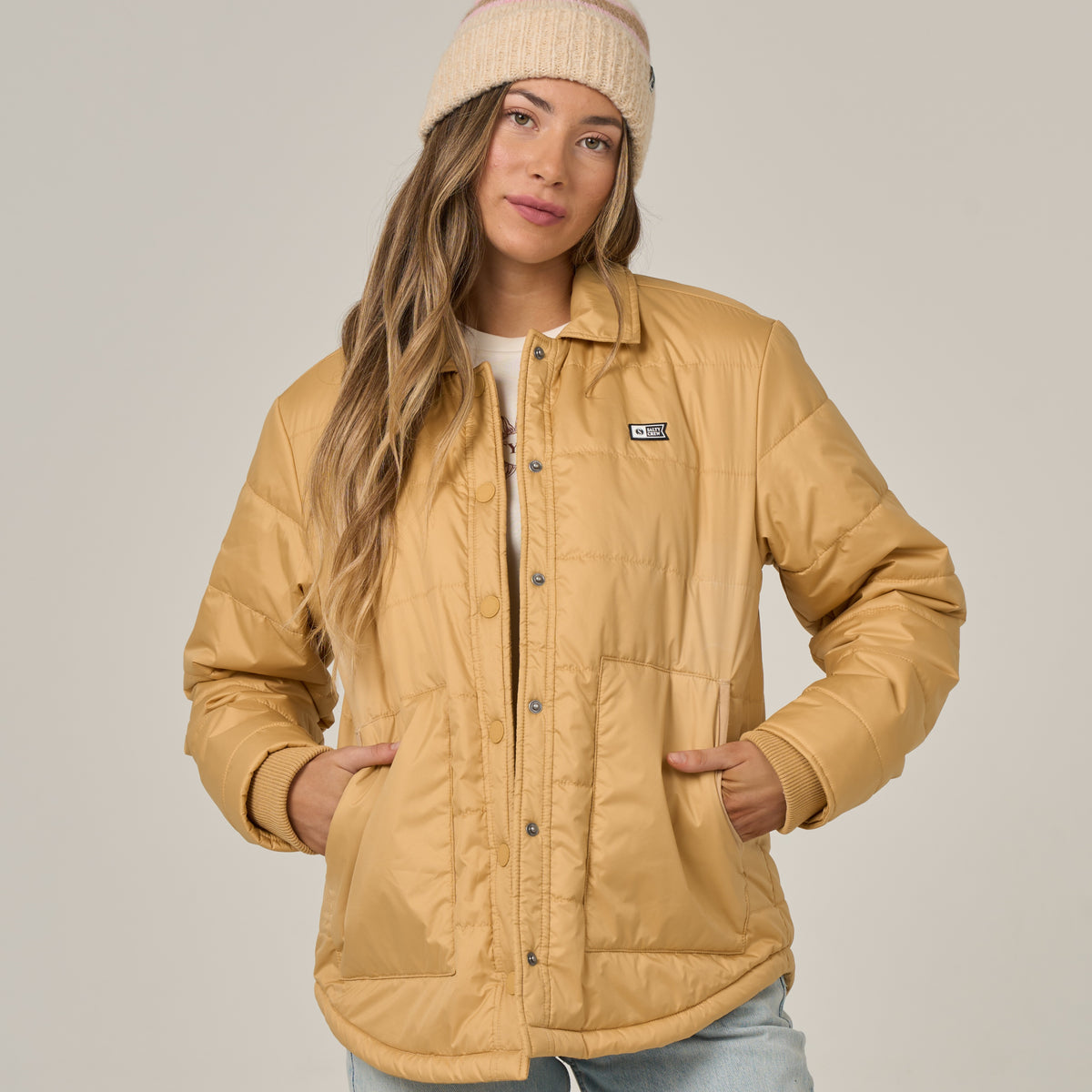 Salty Crew Womens Jacket Barrier Snap
