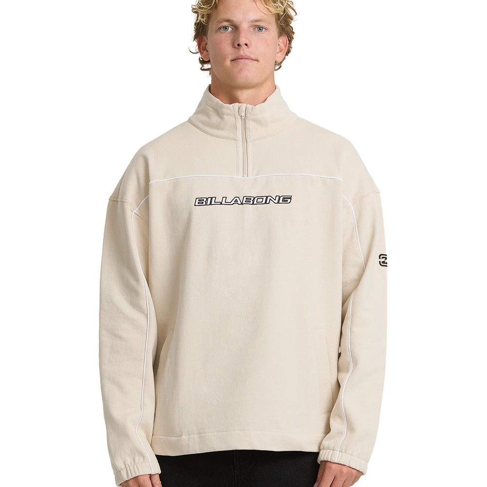 Billabong Mens Sweatshirt Bad Dog Progress Fleece Mock Neck