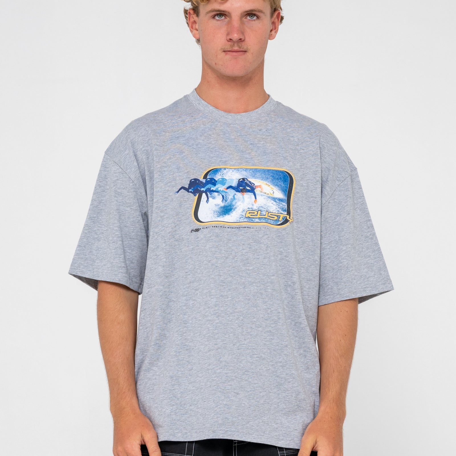 Rusty Mens Shirt Tidal Kombat