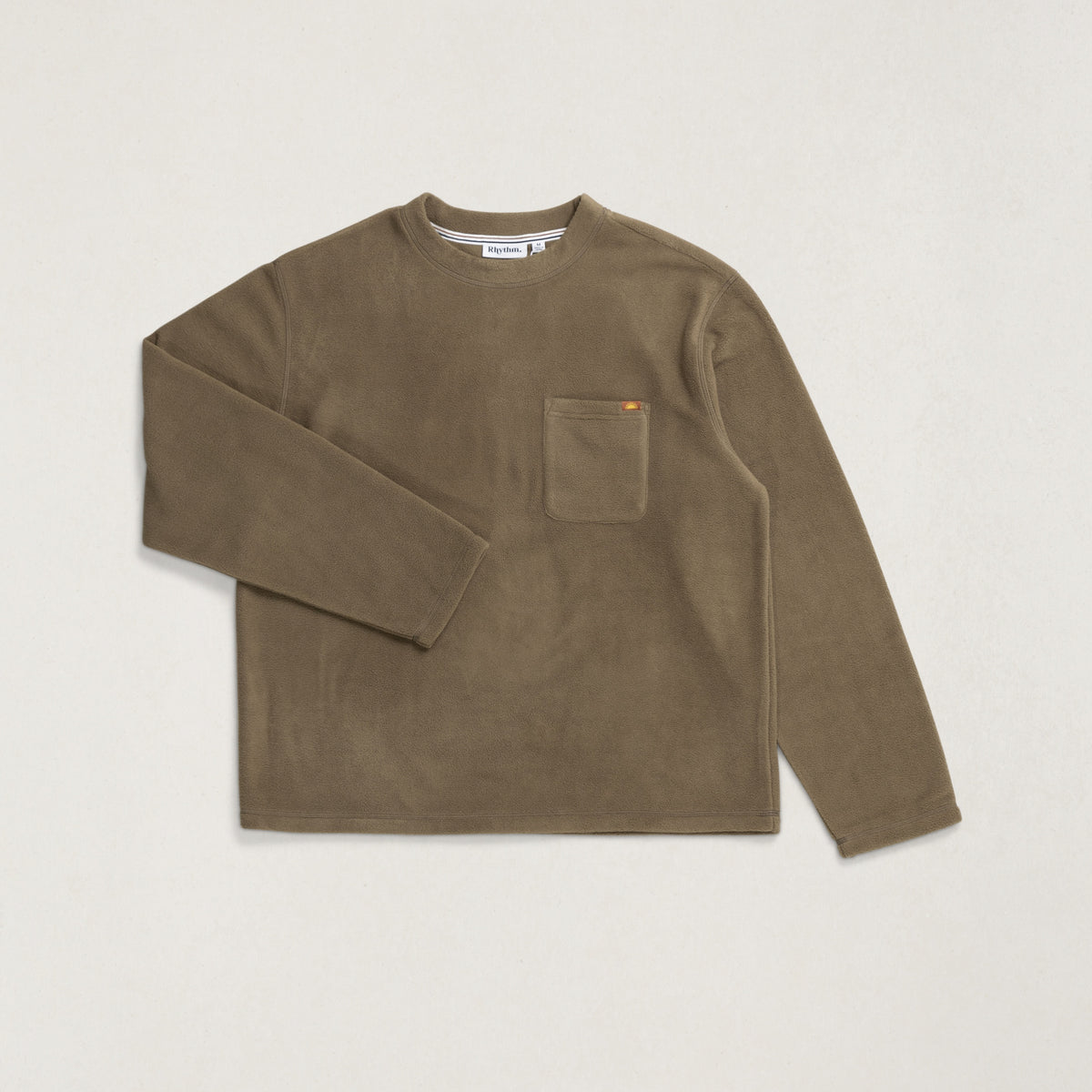 Rhythm Mens Sweatshirt Awake Polar Fleece