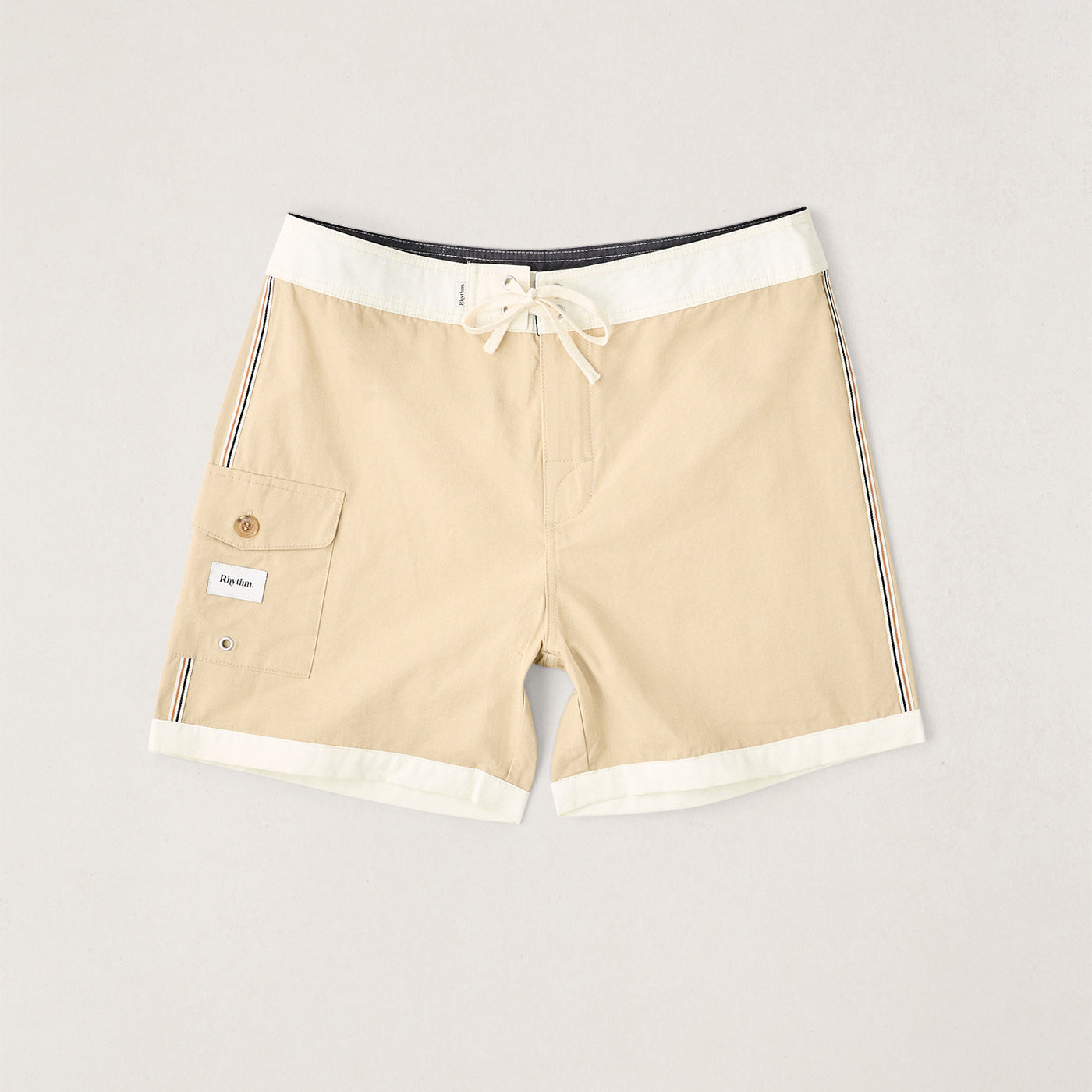 Rhythm Mens Boardshorts Heritage Hem Trunk