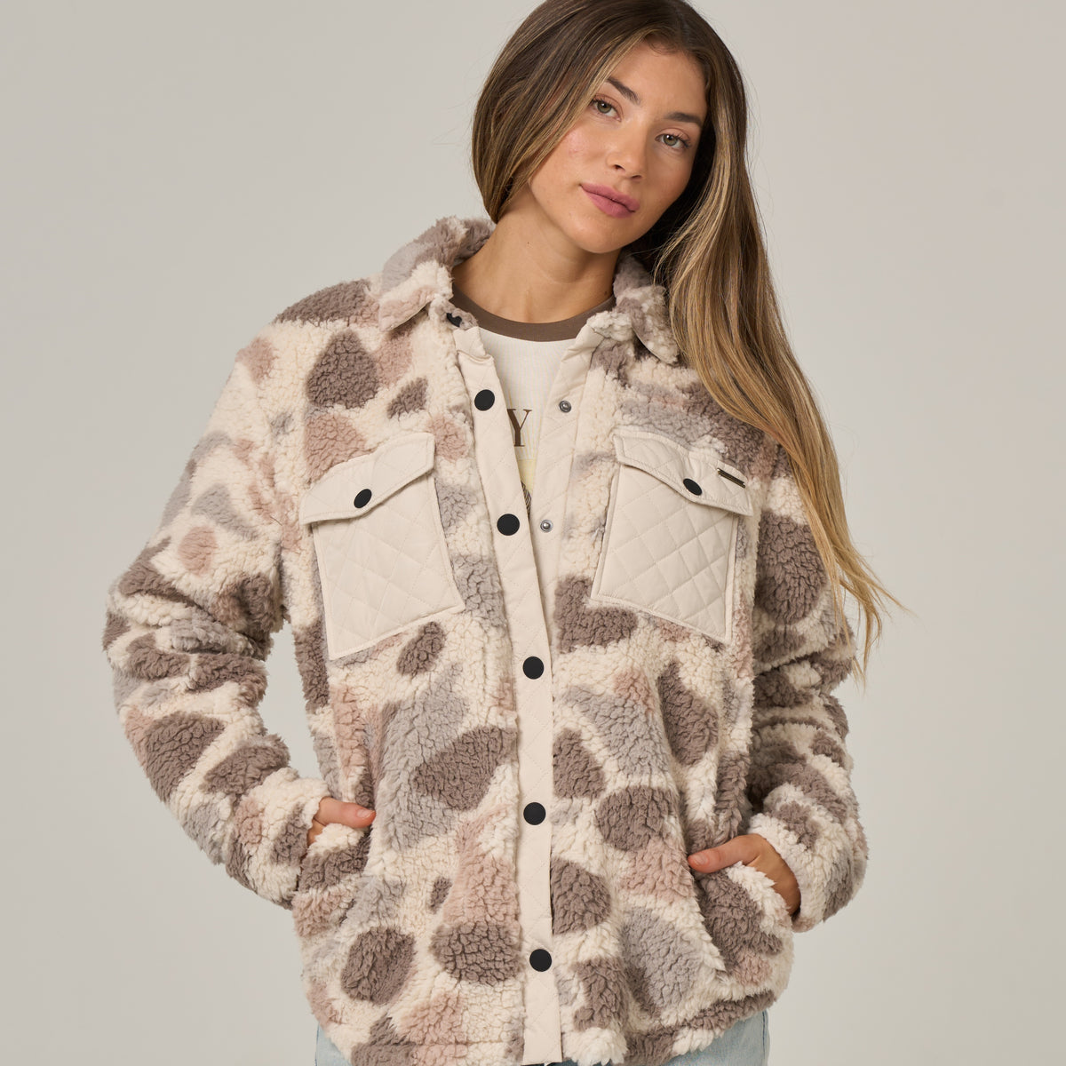 Salty Crew Womens Jacket Calm Seas Shacket