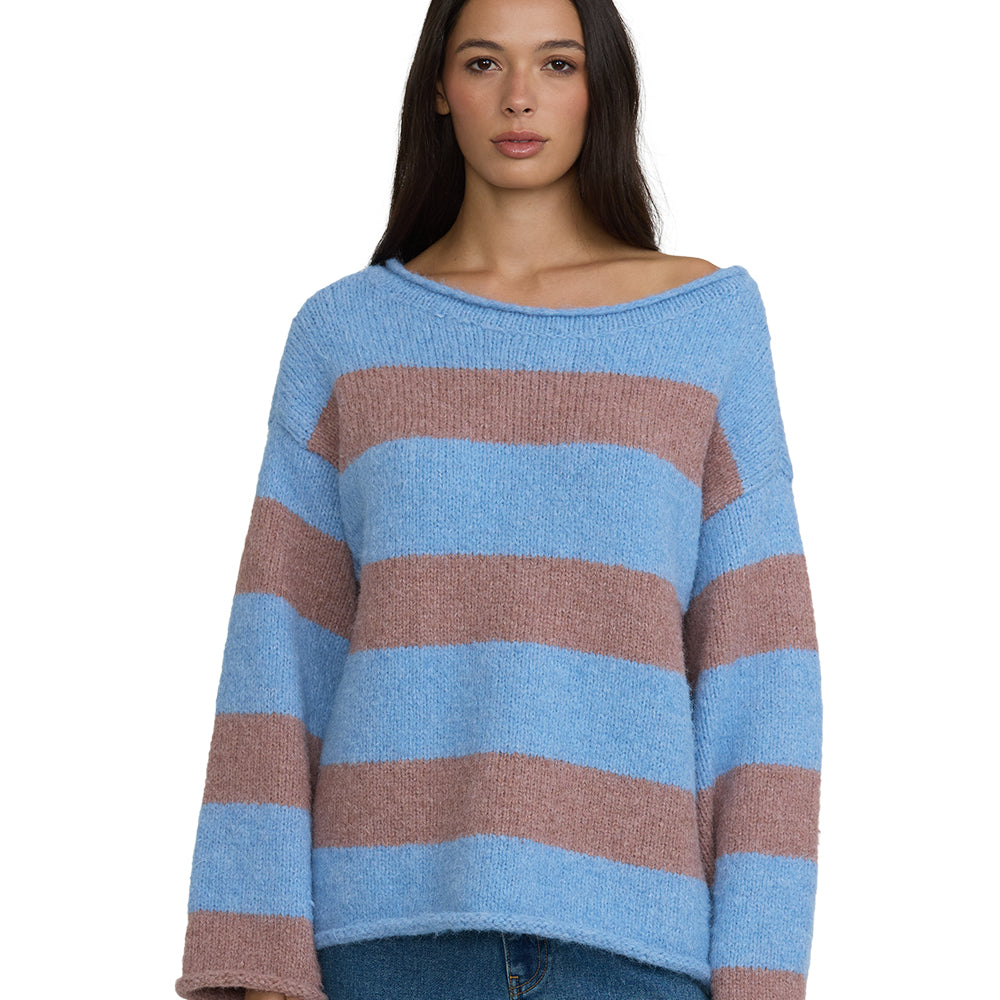 Billabong Womens Sweater Seascape Off Shoulder
