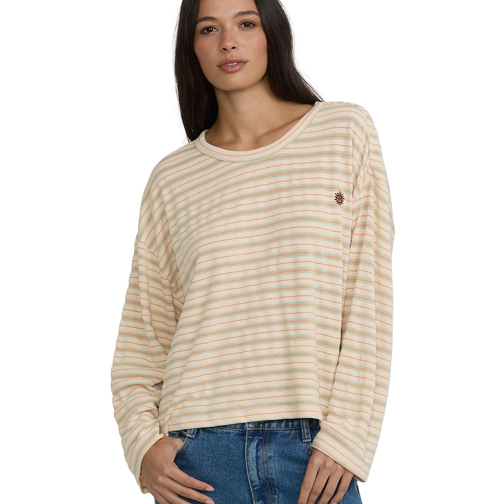 Billabong Womens Shirt Surf Girl Throw On Knit Top