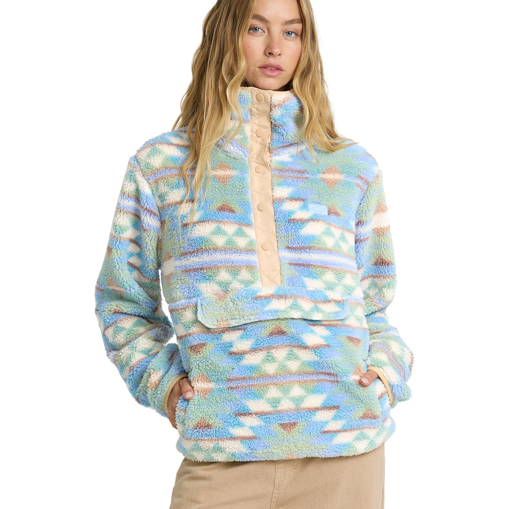 Billabong Womens Sweatshirt Switchback Sherpa Pullover