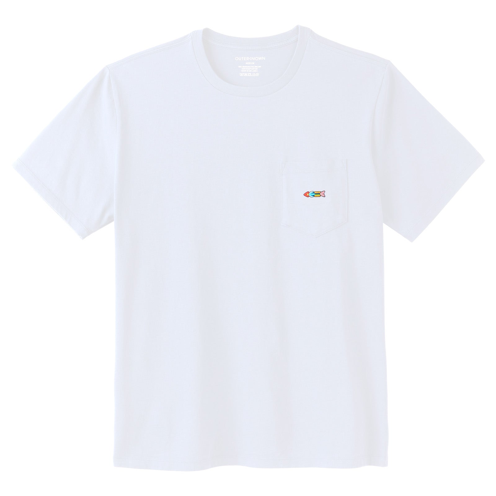 Outerknown Mens Shirt Journey Fish Pocket Tee