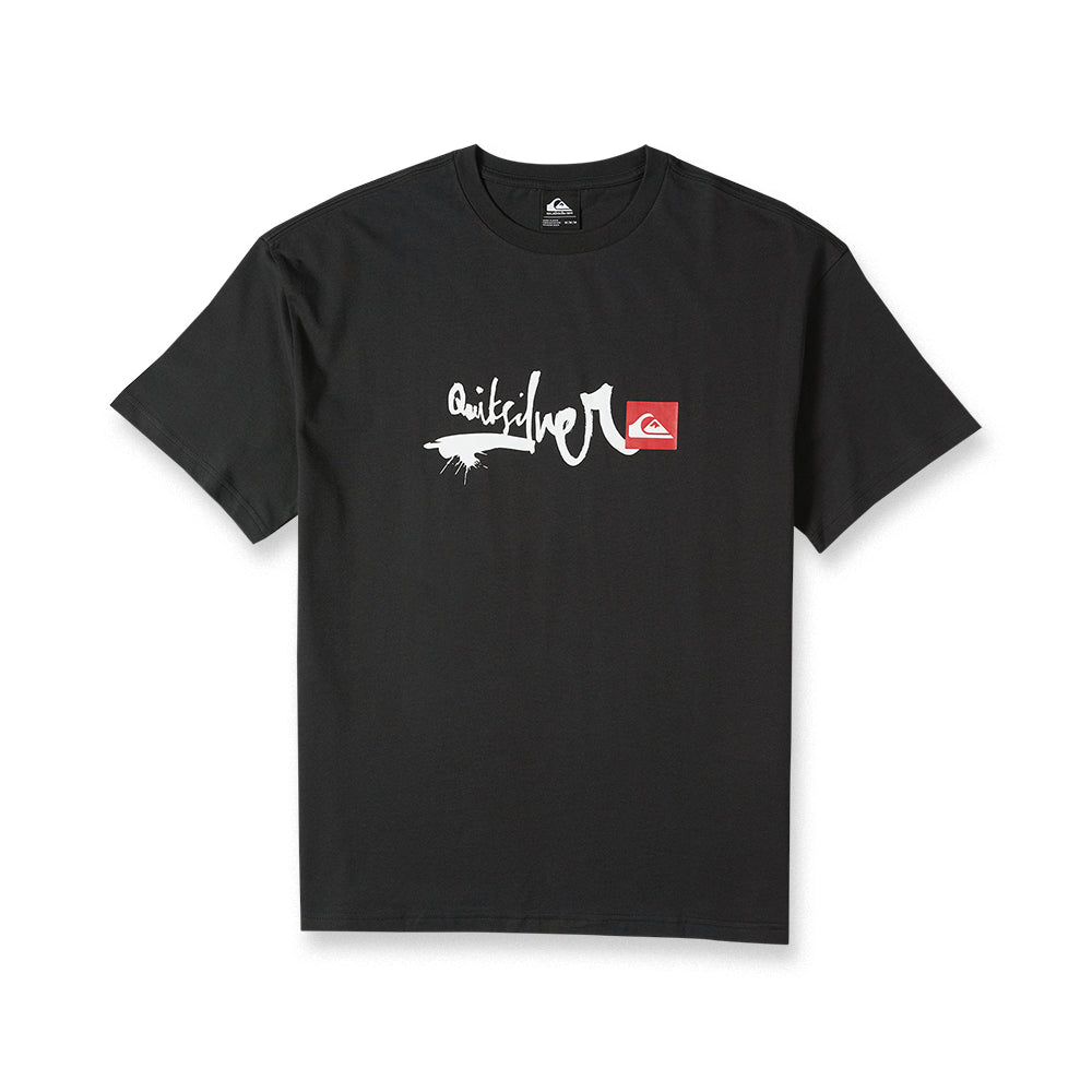 Quiksilver Mens Shirt Young Guns Script Sticker Slap