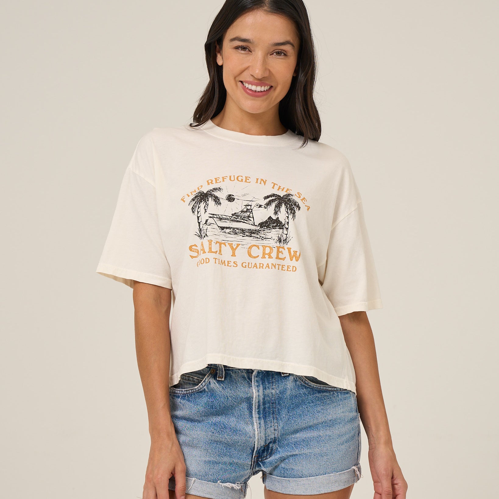 Salty Crew Womens Shirt Charter Skimmer