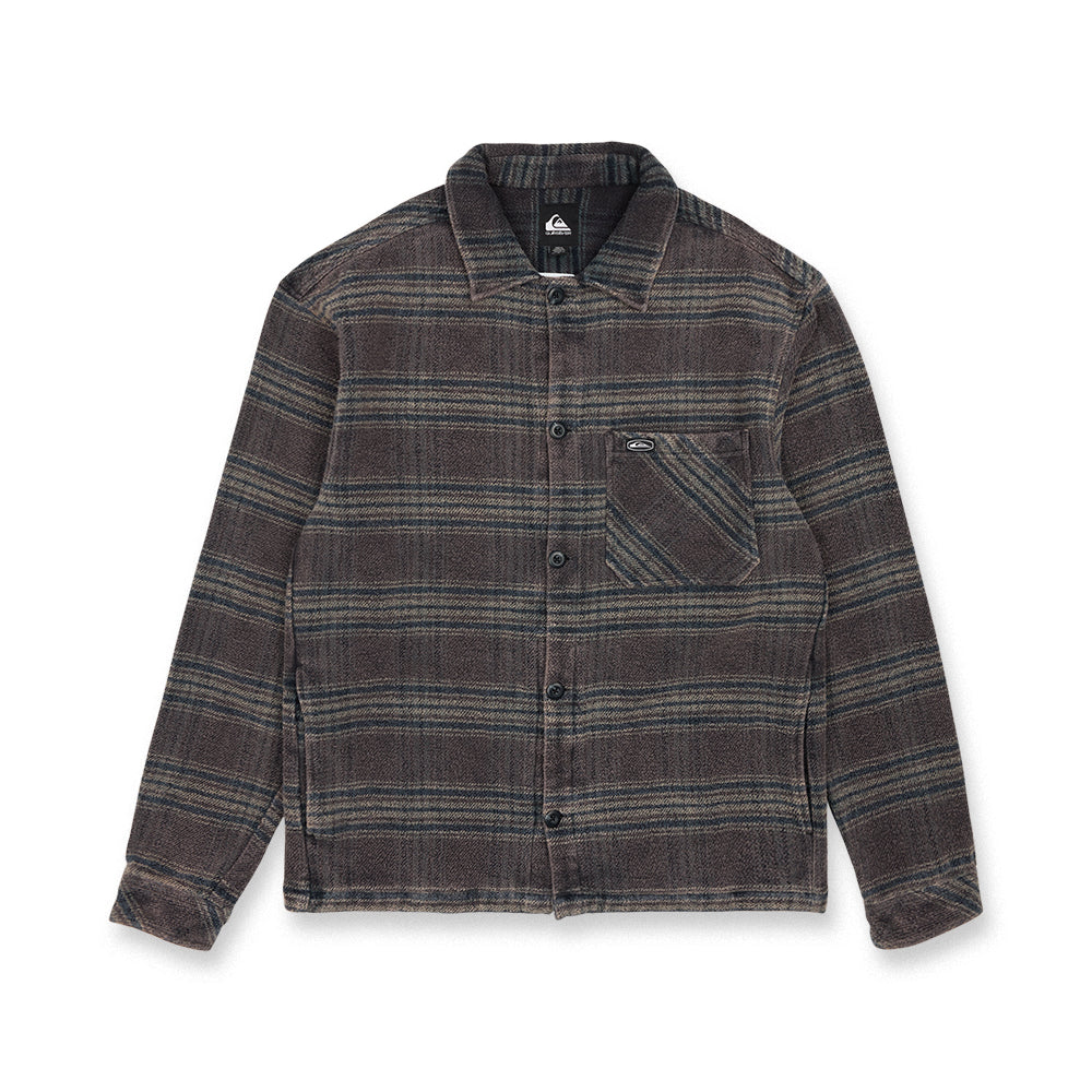 Quiksilver Mens Shirt Backbay Flannel Over Shirt