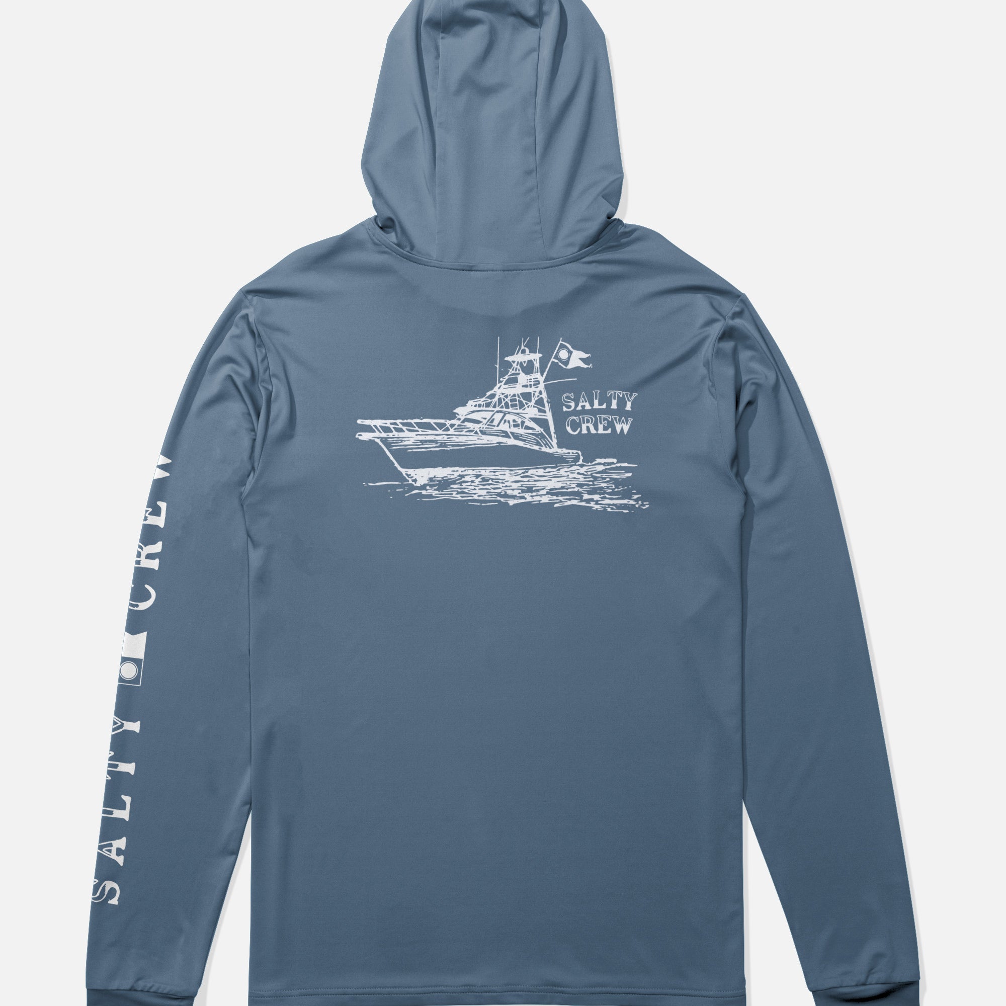 Salty Crew Mens Shirt On Board Hood Sunshirt