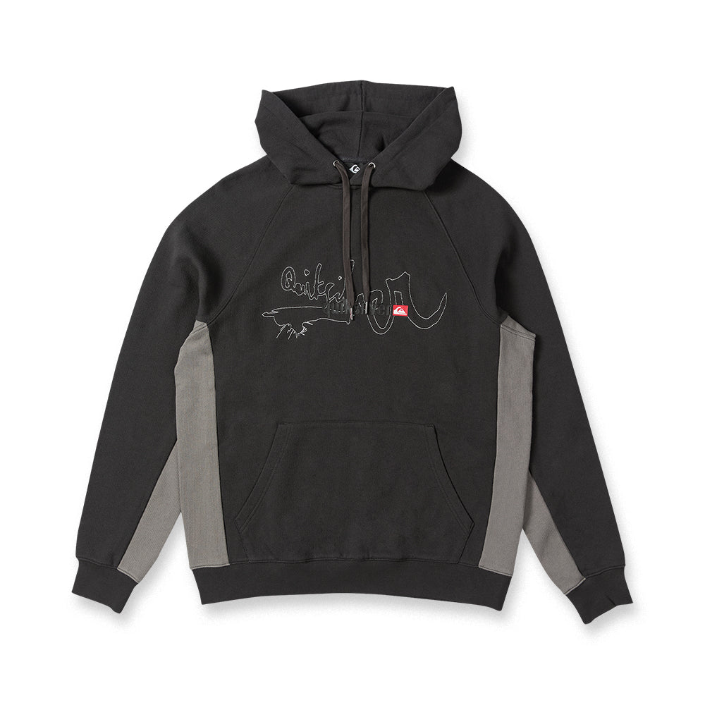 Quiksilver Mens Sweatshirt Yg Bounty Raglan Hoodie