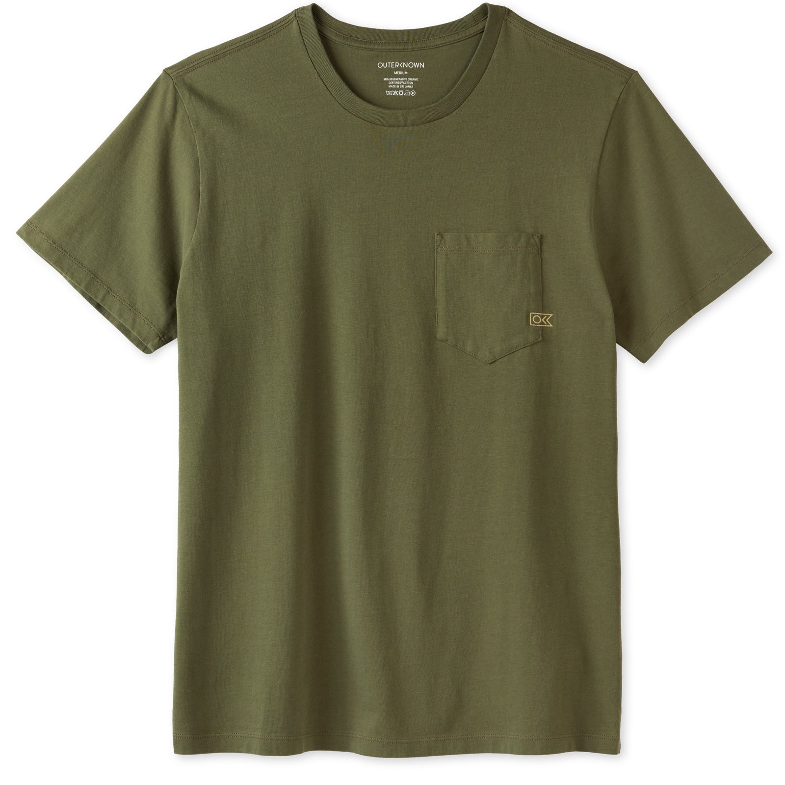 Outerknown Mens Shirt OK Flag Pocket