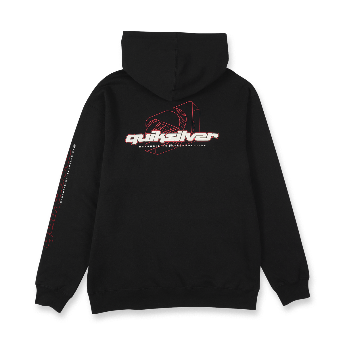 Quiksilver Mens Sweatshirt Graphic Hoodie