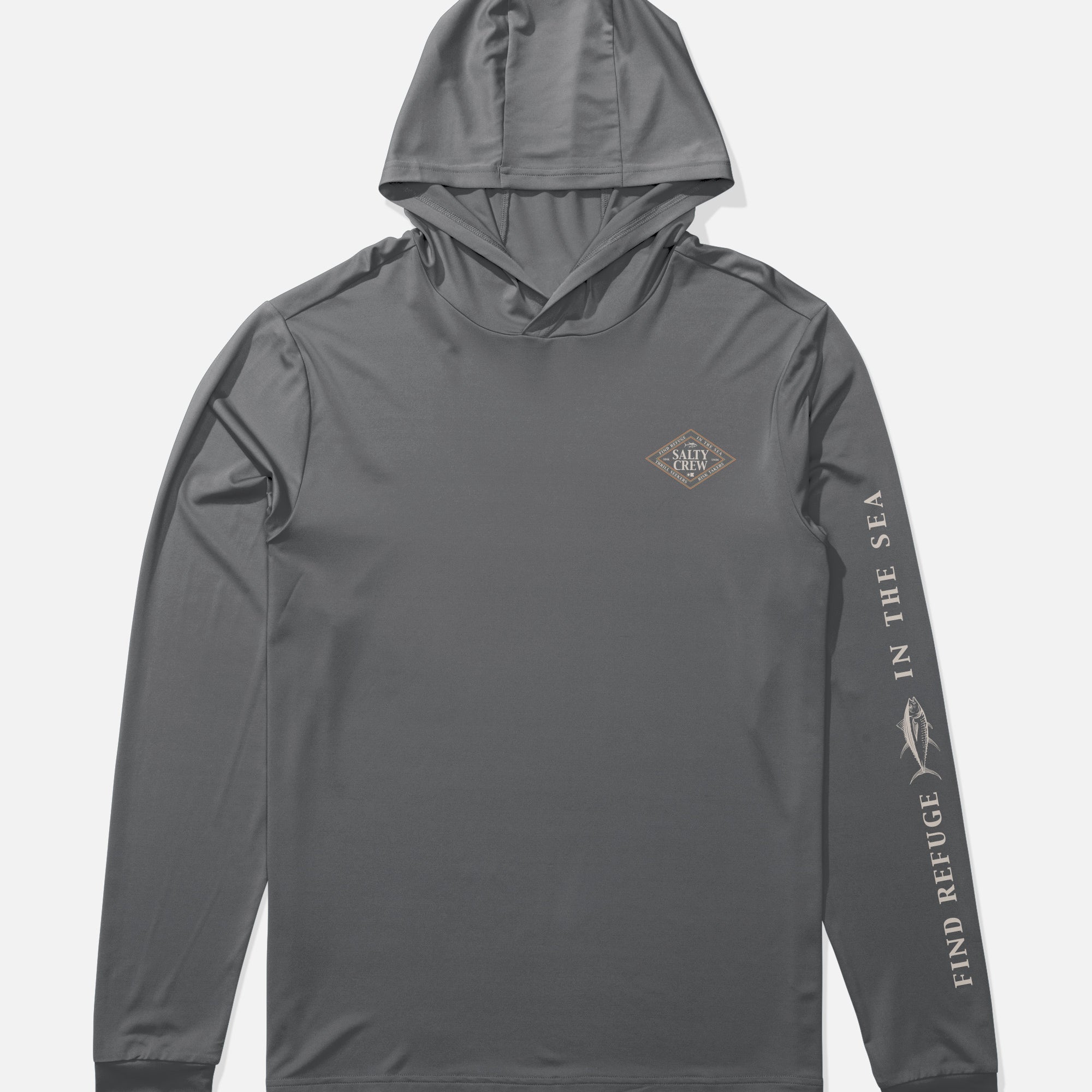 Salty Crew Mens Shirt Iconic Hood Sunshirt