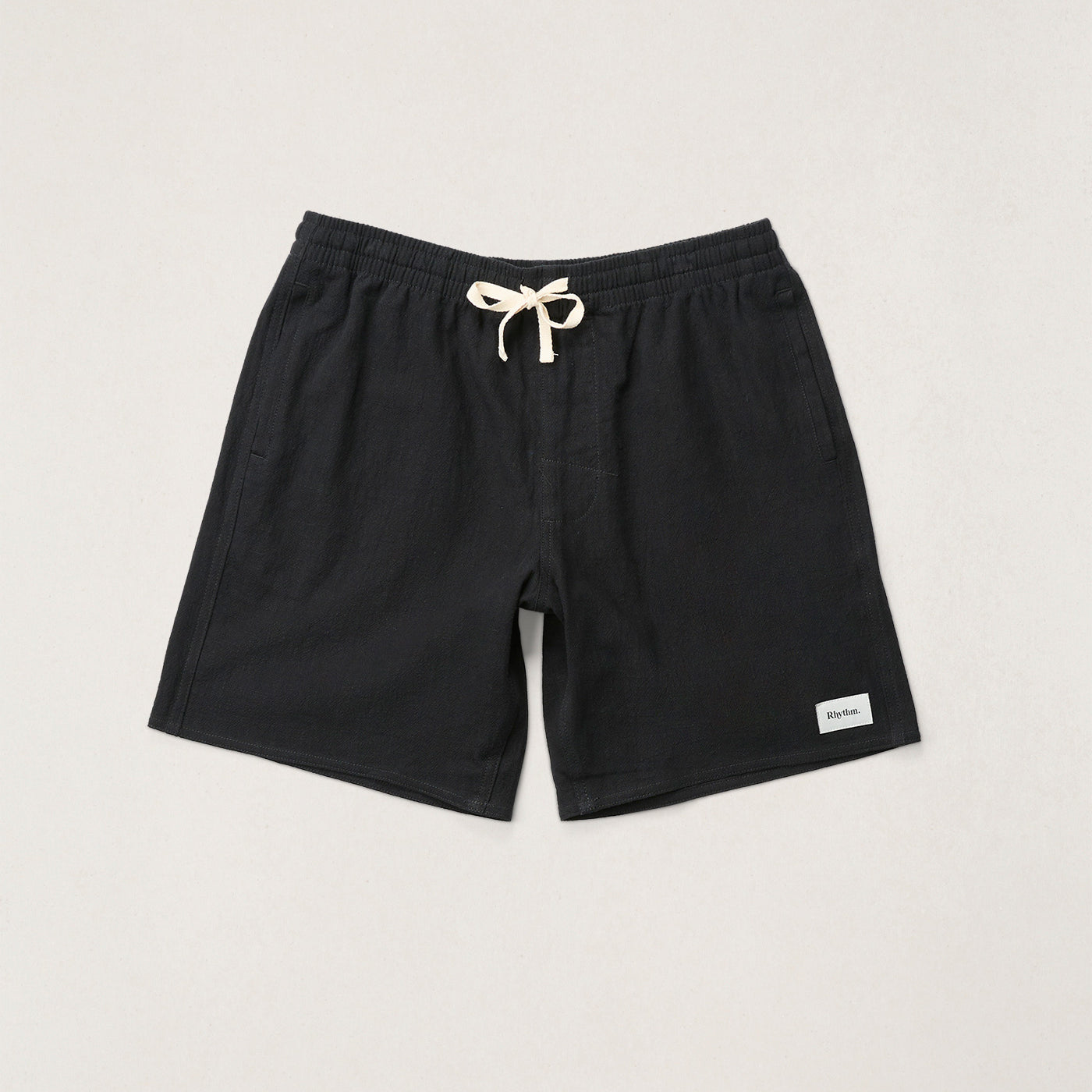 Rhythm Mens Shorts Textured Linen Jam