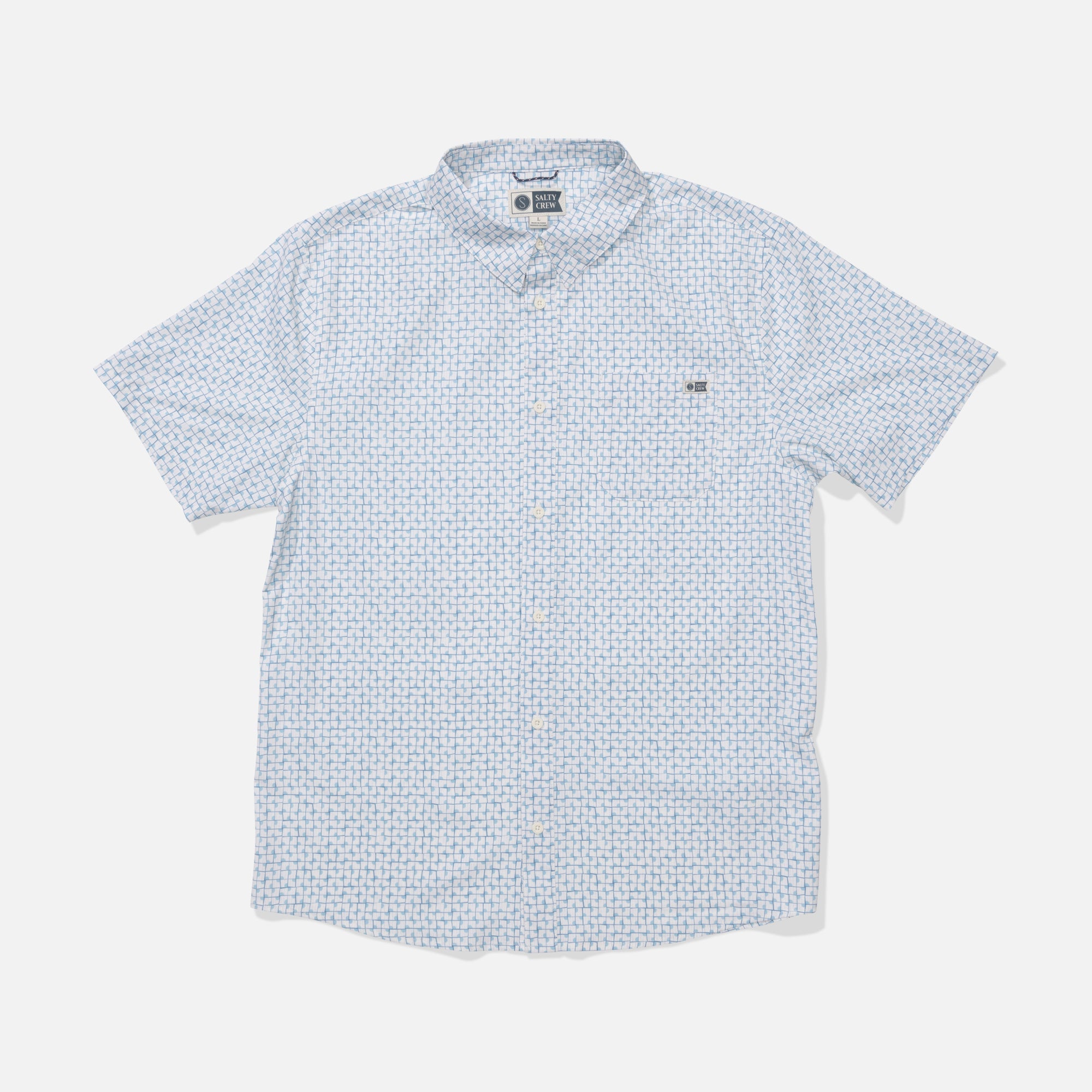 Salty Crew Mens Woven Breezer Perforated