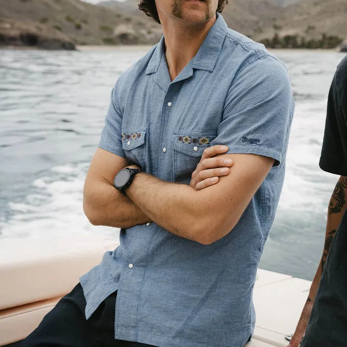Seager Mens Woven Whippersnapper Chambray