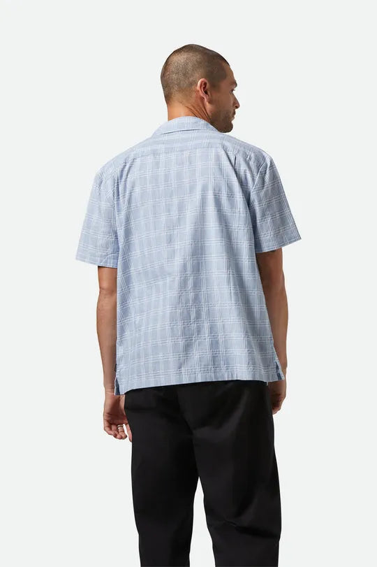 Brixton Mens Woven CRU Oxford Plaid