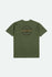 Brixton Mens Shirt Oath V Standard