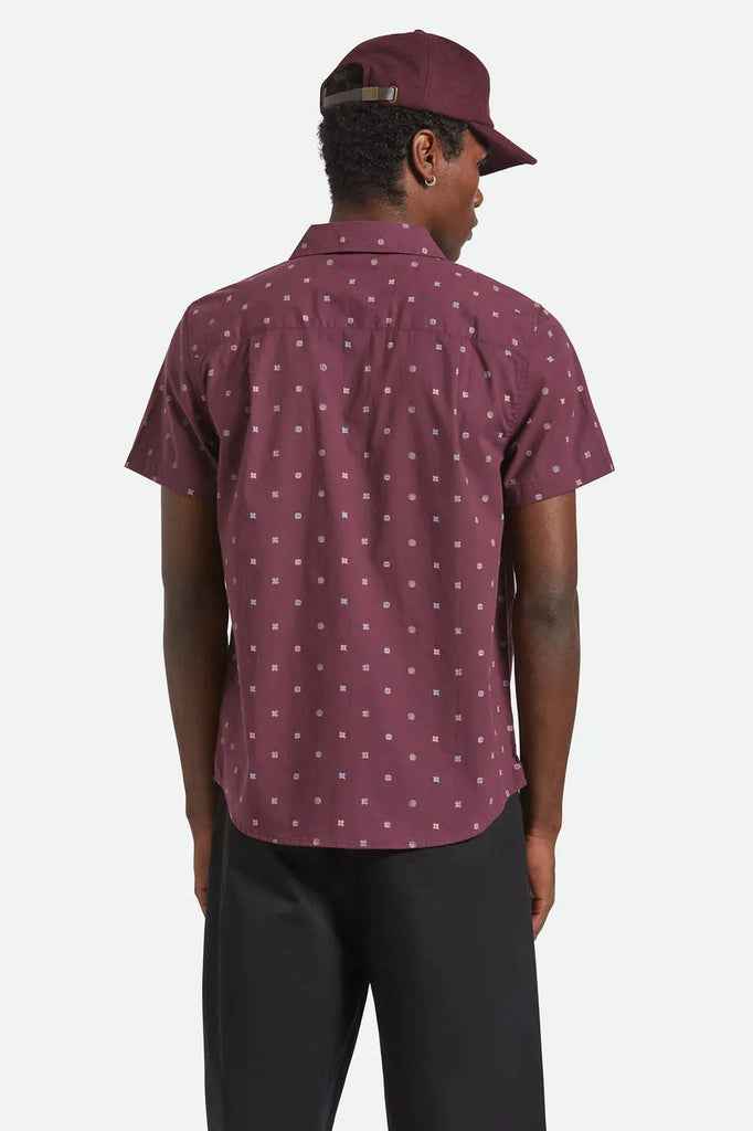 Brixton Mens Woven Charter Print