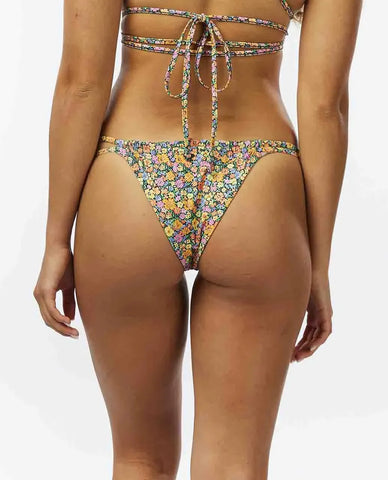 Rip Curl Womens Bikini Bottoms Afterglow Floral Skimpy Coverage