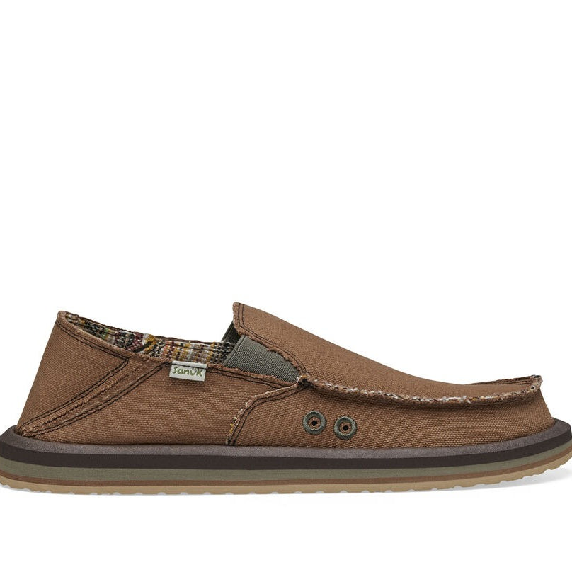 Sanuk Mens Shoes Vagabond ST Hemp