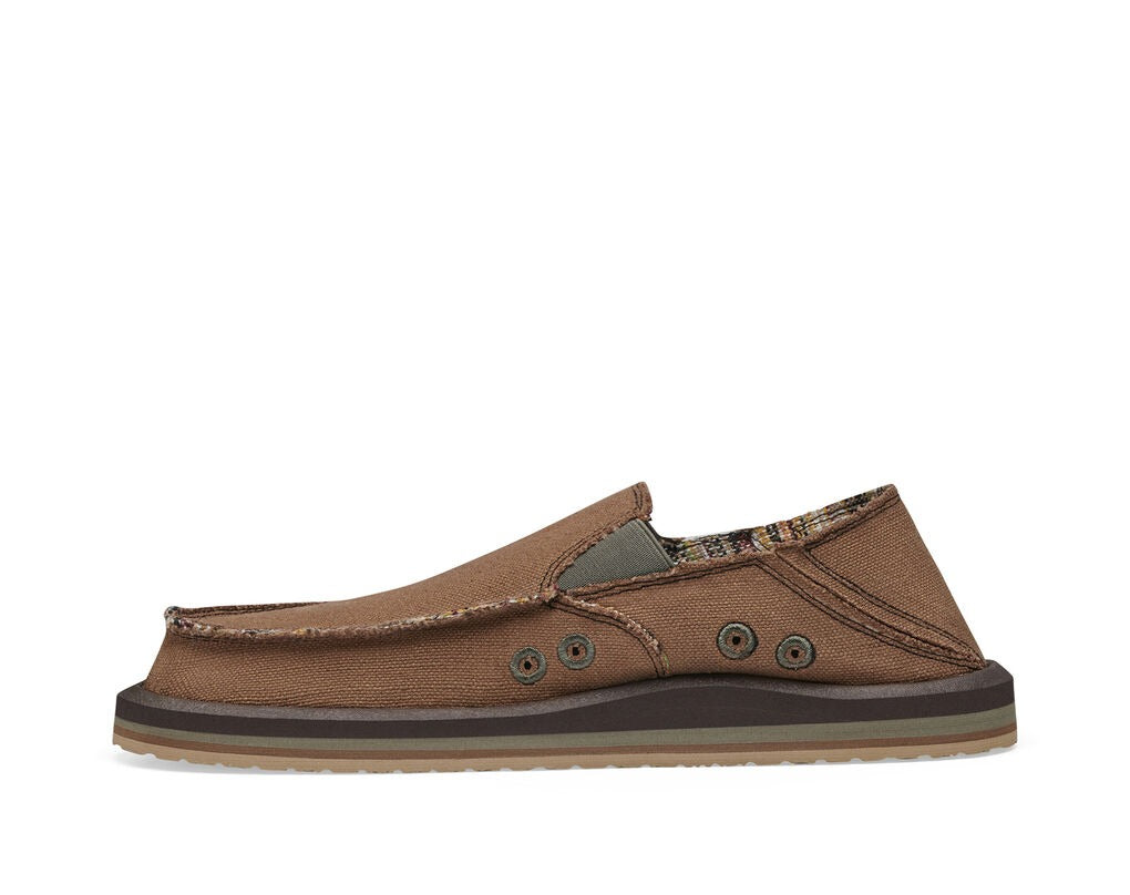Sanuk Mens Shoes Vagabond ST Hemp