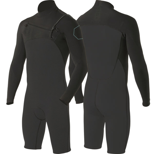 VISSLA WETSUITS ヴィスラ 2/2 SPRING Vissla Mens Spring Wetsuit High Seas 2-2mm LS Spring Chest-Zip