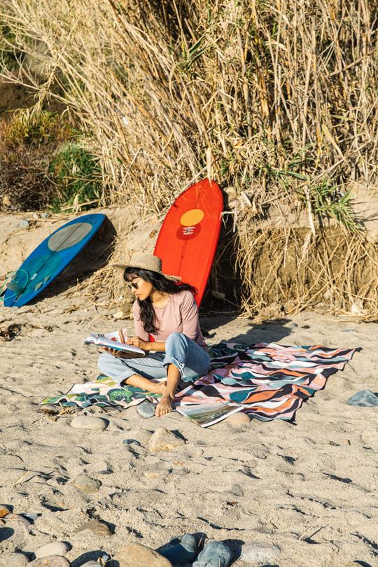 Nomadix Towel Leafy Pink