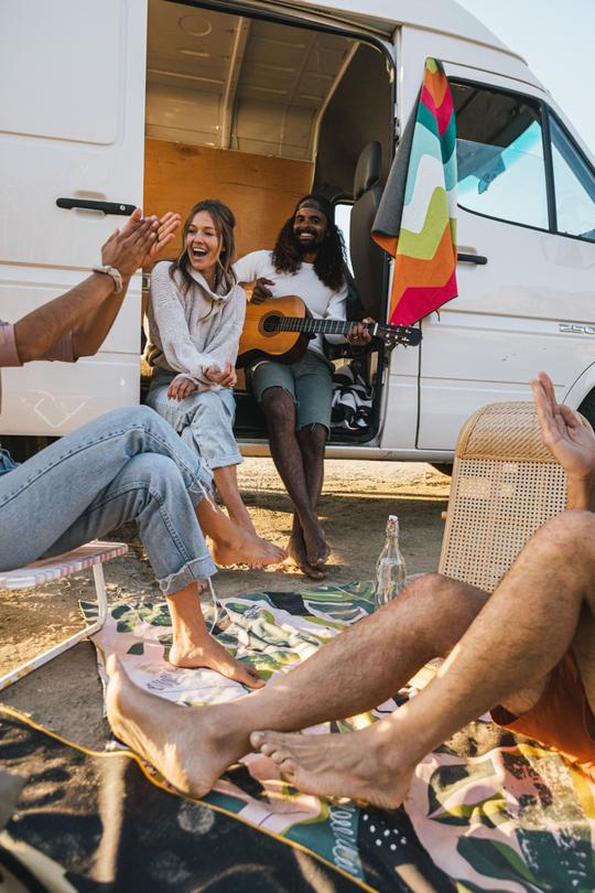 Nomadix Towel Melt Green Pink