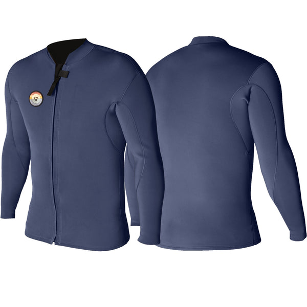 VISSLA ヴィスラ FRONT ZIP JACKET 2mm vissla-2mm-solid-sets-front-