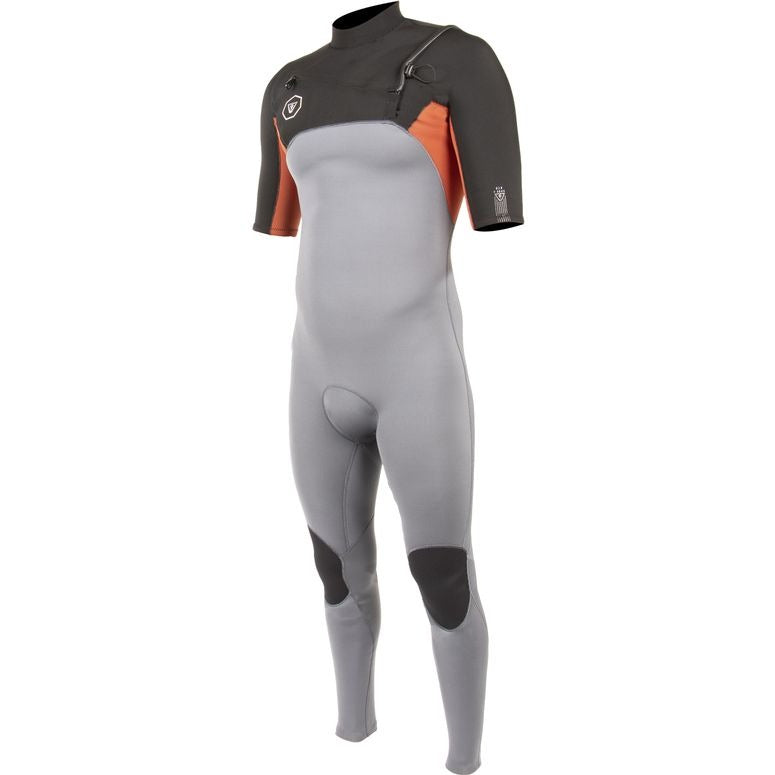 Vissla Mens Wetsuit 7 Seas 2-2mm SS Full Suit Chest Zip