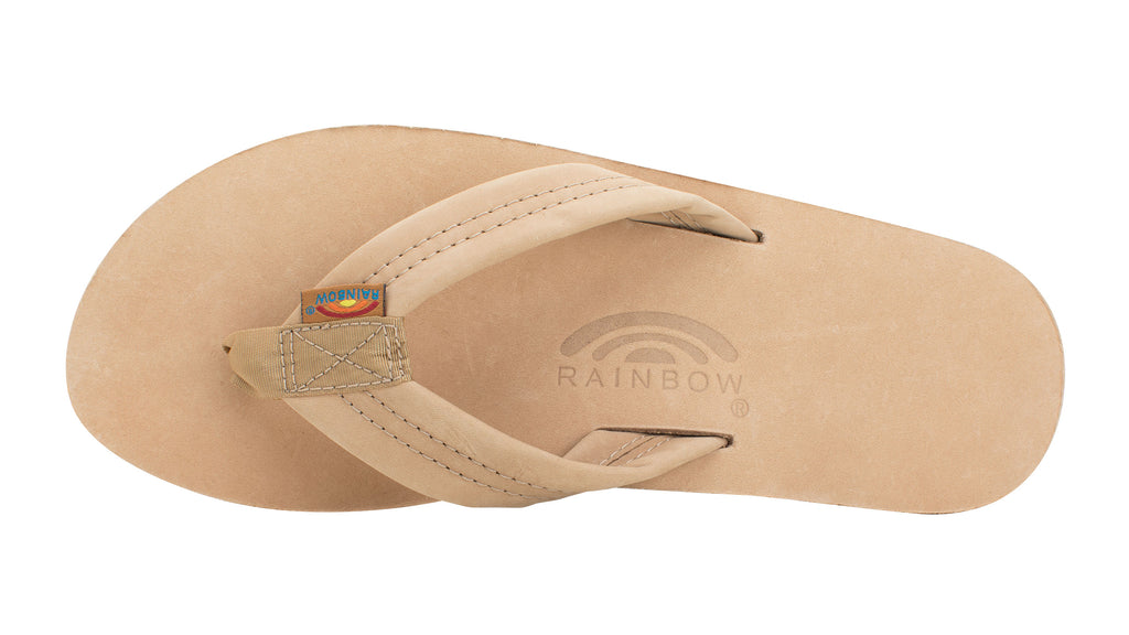 Rainbow Mens Sandals Double Layer Premier Leather