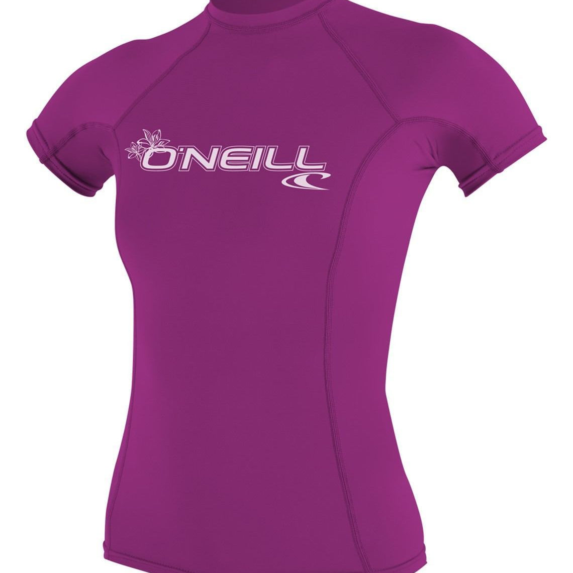 Oneill Womens Rashguard Basic Skins SS Crew