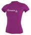 Oneill Womens Rashguard Basic Skins SS Crew