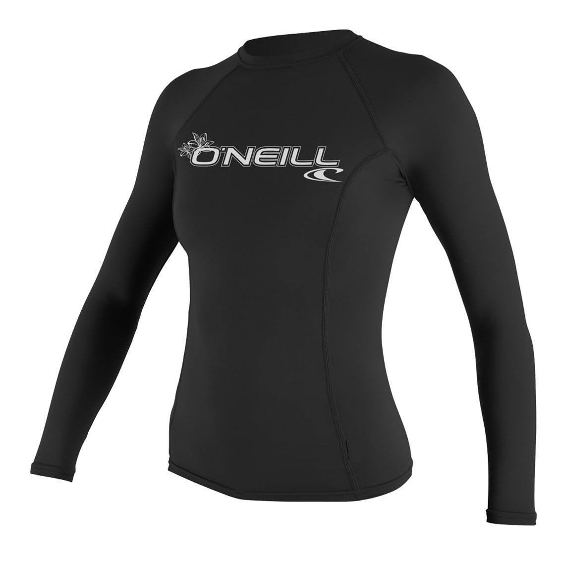 Oneill Womens Rashguard Basic Skins LS Crew