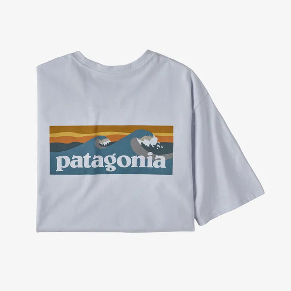 Patagonia Mens Shirt Boardshort Logo Pocket Responsibili-Tee
