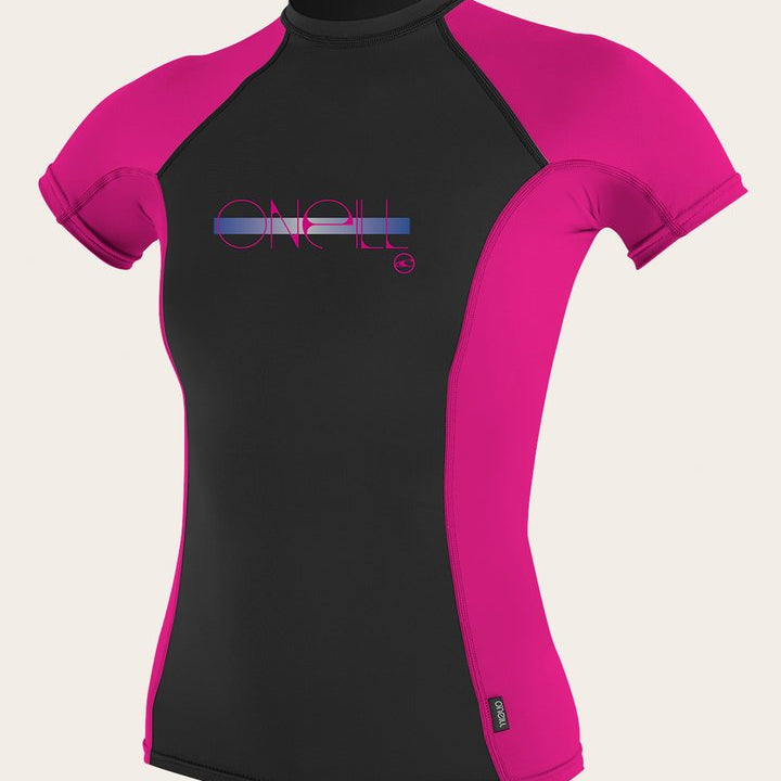 Oneill Girls Rashguard Skins SS Crew