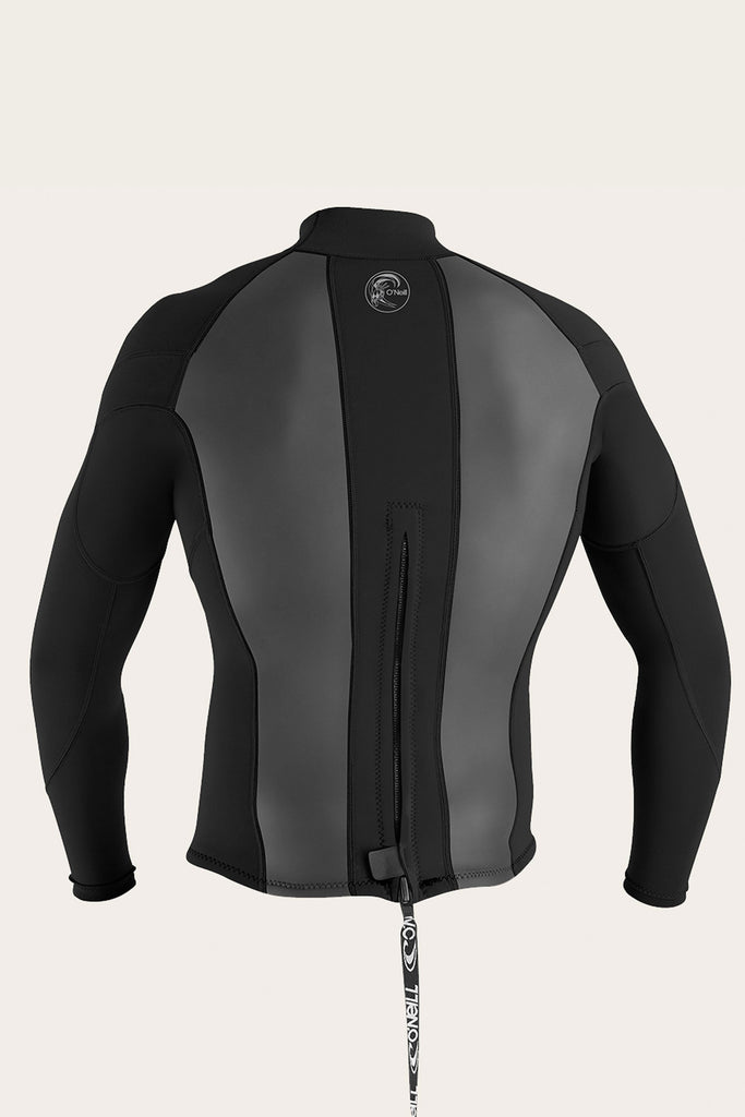 Oneill Mens Wetsuit O'riginal 2/1mm Back Zip Long Sleeve Jacket