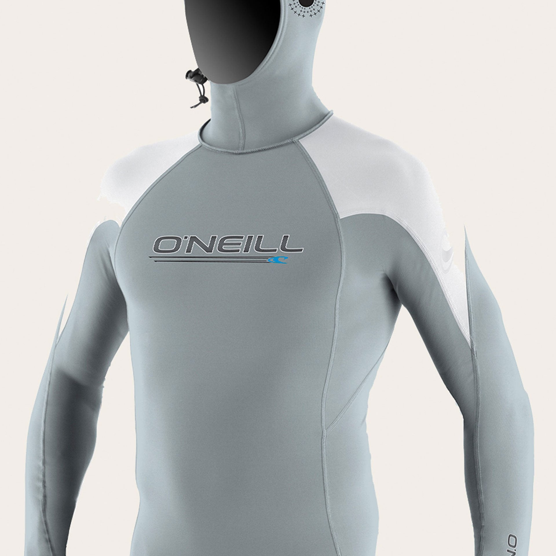 Oneill Mens Rashguard Skins O'zone Long Sleeve Hooded