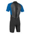 Oneill Mens Wetsuit Reactor II 2mm Short Sleeve Springsuit