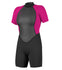 Oneill Womens Wetsuit Reactor 2mm Short Sleeve Springsuit