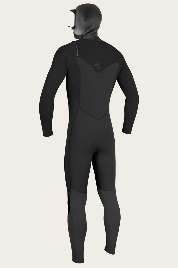 Oneill Mens Wetsuit Hyperfreak Hooded Chest Zip 4/3+mm Fullsuit