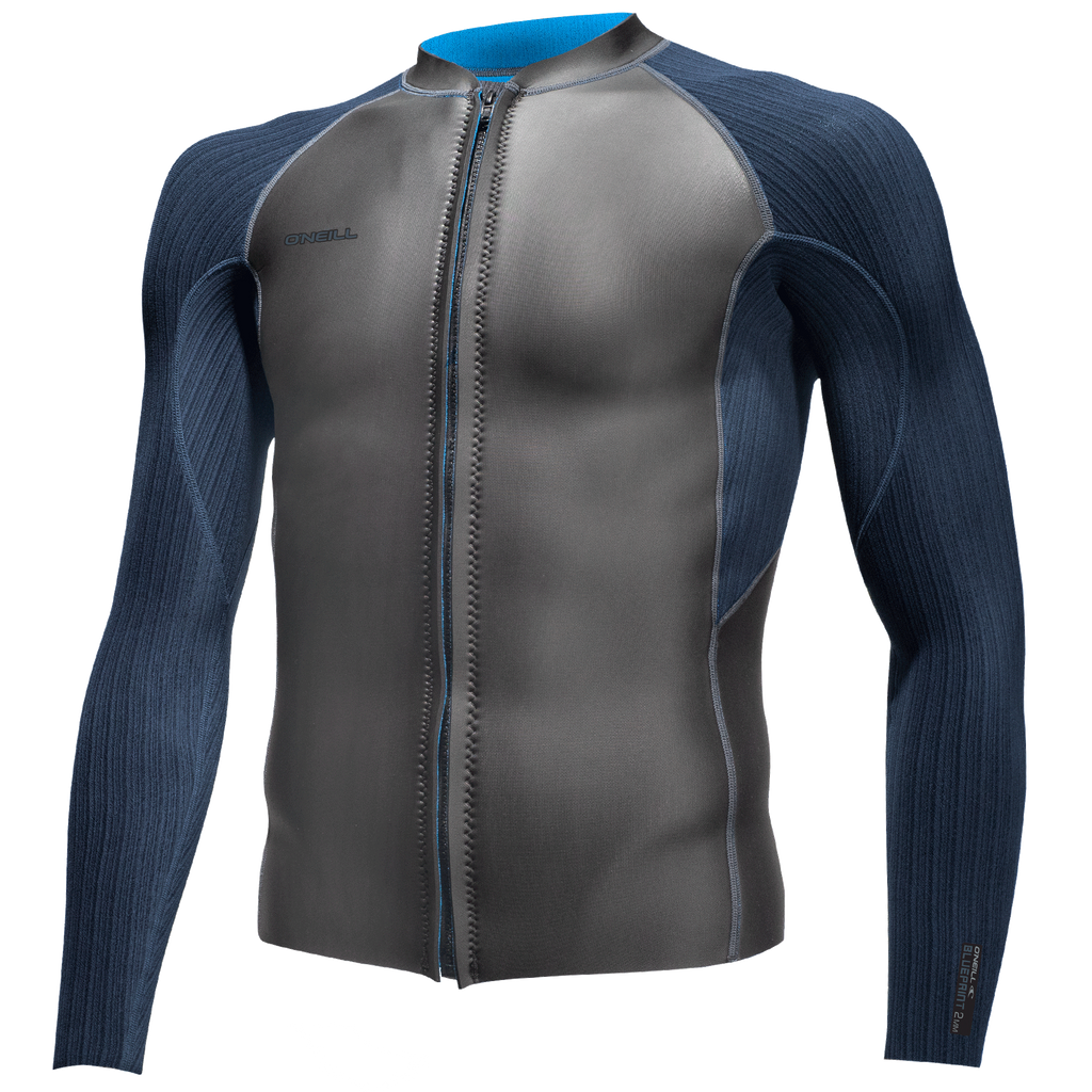 Oneill Mens Wetsuit Blueprint 2mm Front Zip Jacket