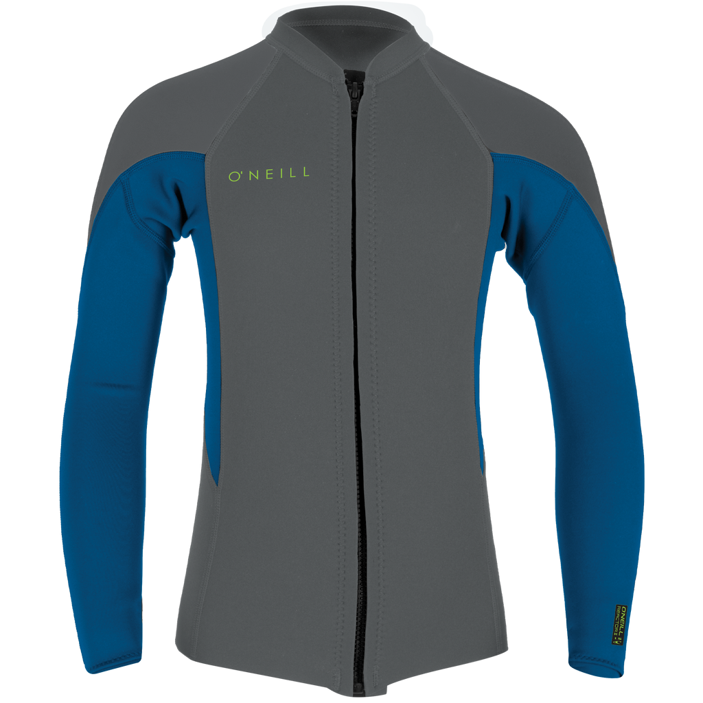 Oneill Youth Wetsuit Reactor II 2mm Front Zip Long Sleeve Jacket