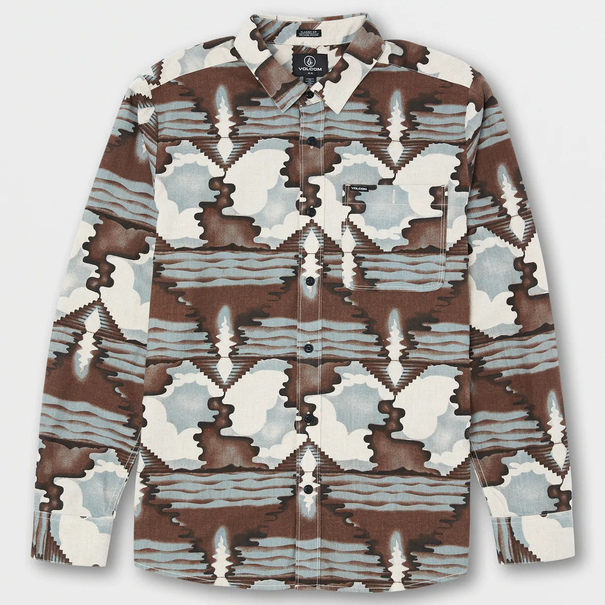 Volcom Mens Shirt Liberate Long Sleeve Flannel