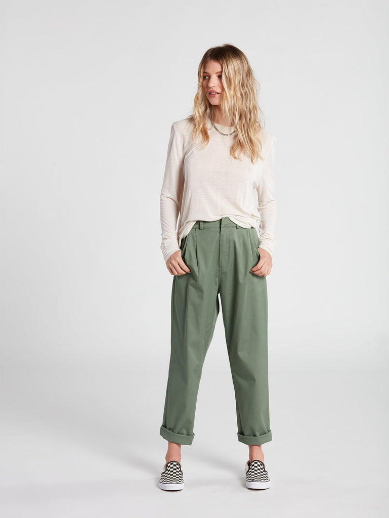 Volcom Womens Shirt Tern N Bern Long Sleeve