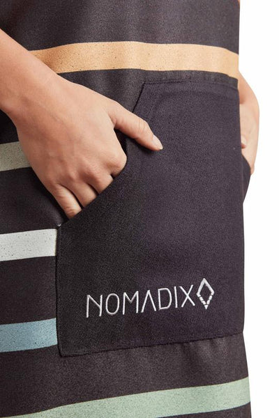 Nomadix Towel Pinstripes Multi Changing Poncho