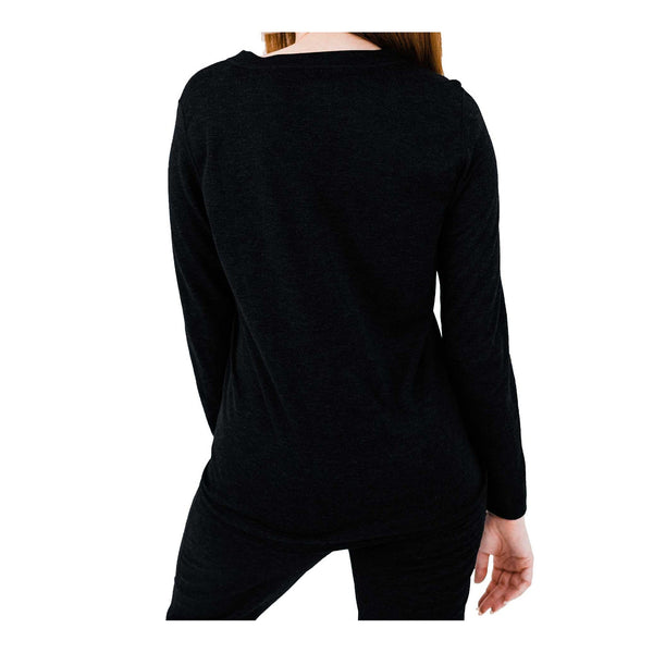 Hot Chillys Womens Snow Layers Pepper Double Layer Crewneck