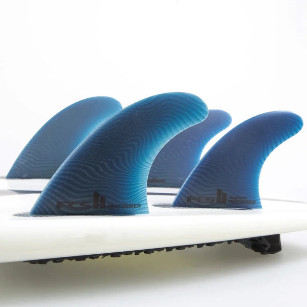 FCS Surfboard Fins FCS II Performer Neo Glass Eco Tri-Quad Fins